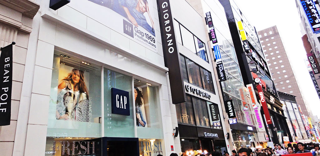 myeongdong fila store